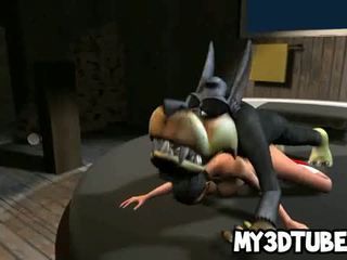 3D Red Riding Hood Gets Fucked By The Big Bad Wolf