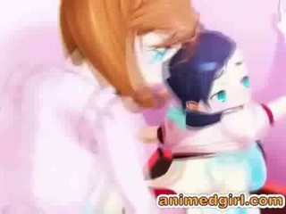 Animated shemale eat a girl