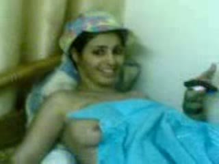 Cute Arab Girl Showing Her Boobs Video