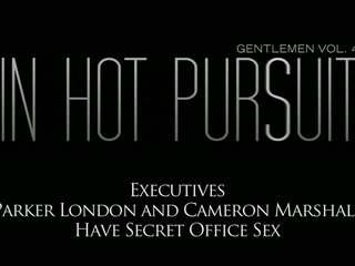 Executives Parker London And Cameron Marshall Have Office Sex