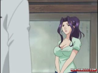 Mom Japanese Hentai Gets Squeezed Her Bigboobs