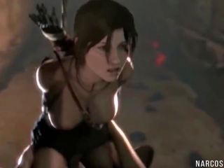 Hot Lara Croft Rides Big Dick in 3D Sex Compilation...