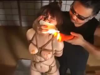 Japanese candlewax bondage