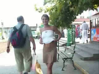 Upskirt and Public Nudity Flashing Fun with Hot Body Babes