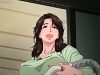 Big Boobed Anime Milf Gets Rubbed