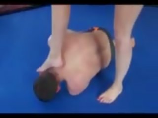 Guy Dominated and Groped by Athletic Blonde: Free Porn 1a